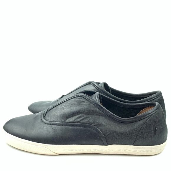 Frye Maya Cvo sneakers  sz 8 black goat leather - Picture 4 of 13